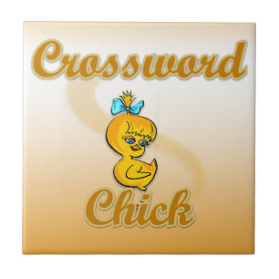 Crossword Chick Tile