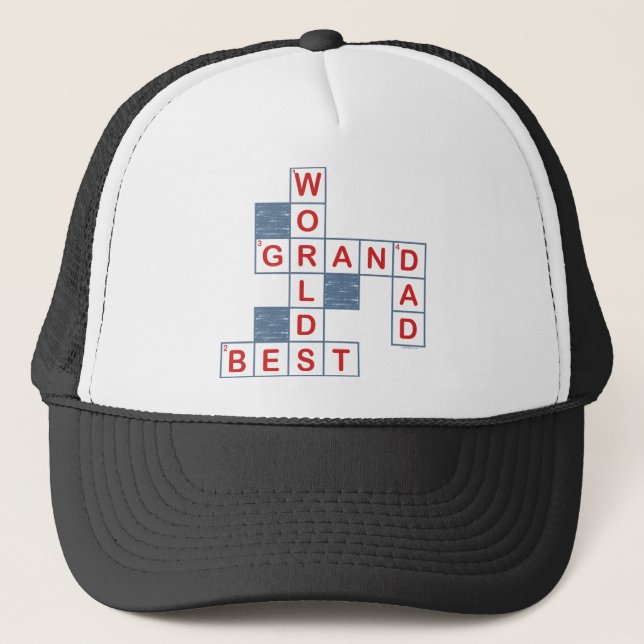 Crossword Grandpa Hat (Front)
