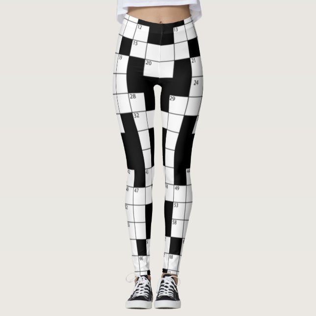 Crossword Leggings (Front)