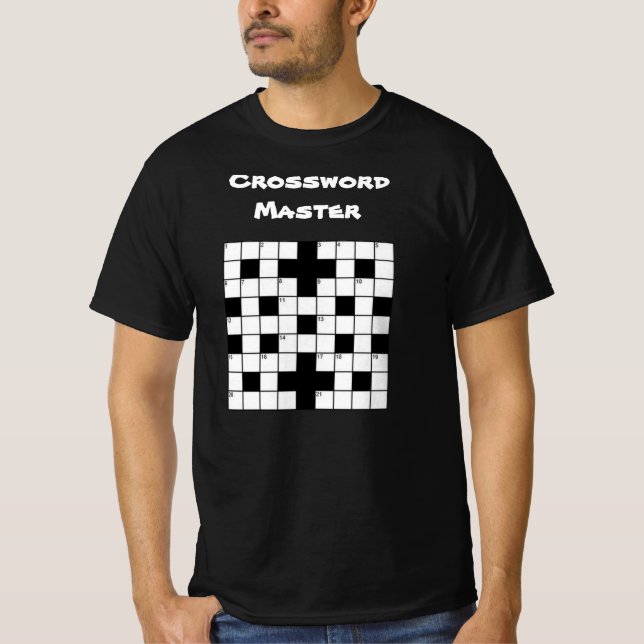 Crossword Master T-Shirt (Front)