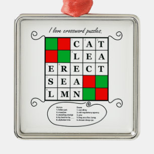 Crossword Ornament