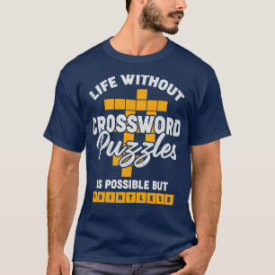 Crossword Puzzle Lover Gift T-Shirt