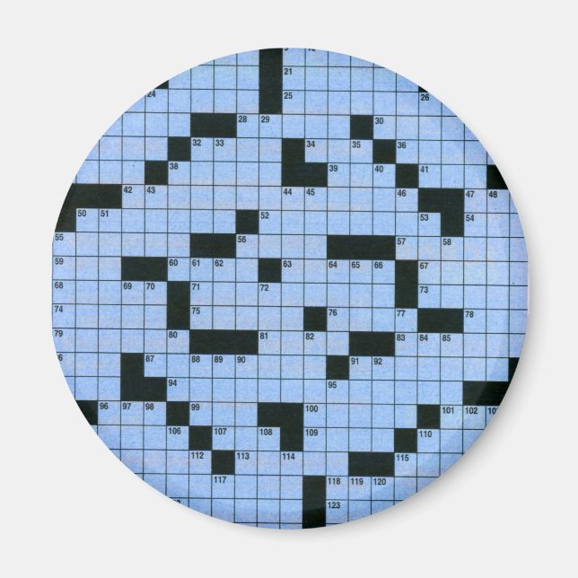 Crossword Puzzle Magnet (Front)