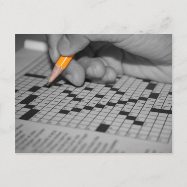 Crossword Puzzle Postcard (Front)
