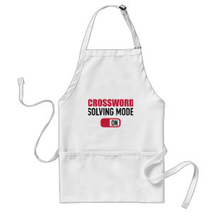 Crossword puzzle solving mode on standard apron