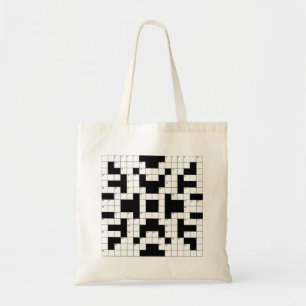 Crossword Puzzle Tote Bag