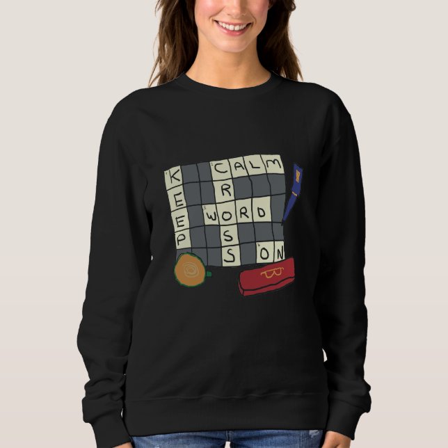 Crossword Puzzles Sweatshirt (Front)