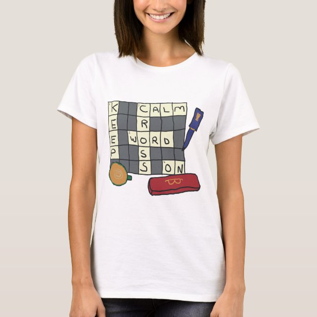Crossword Puzzles T-Shirt (Front)