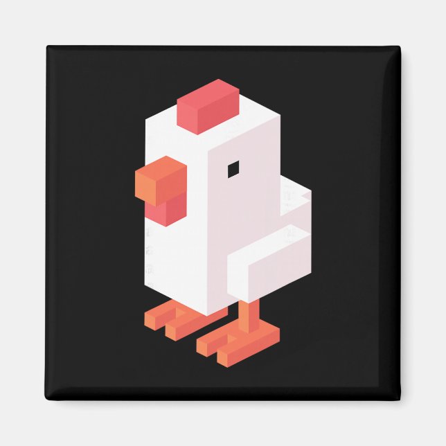 Crossy Road Chicken Clic  Magnet (Front)