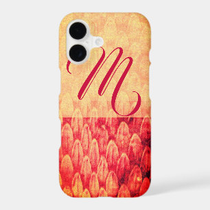 CROTALUS MONOGRAM Antique Red Yellow