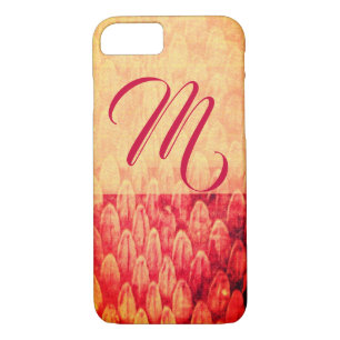 CROTALUS MONOGRAM Antique Red Yellow Case-Mate iPhone Case