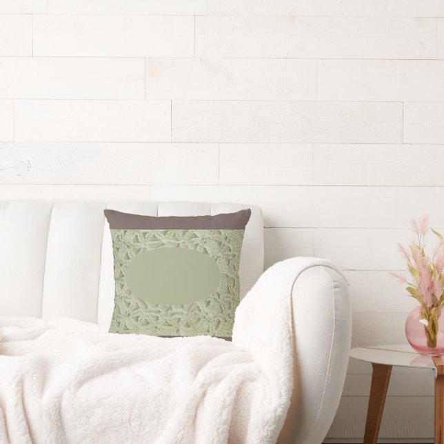 Crotchet Motif Cushion (Couch)