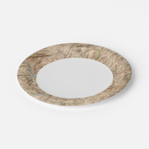 Croton Lake Vicinity Paper Plate