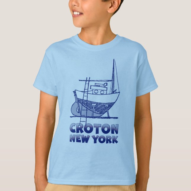 CROTON-ON-HUDSON BOY'S SAILBOAT T-SHIRT (Front)