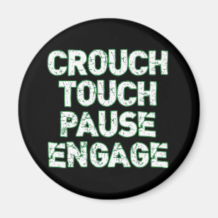 Crouch Touch Pause Engage Rugby Tees Magnet