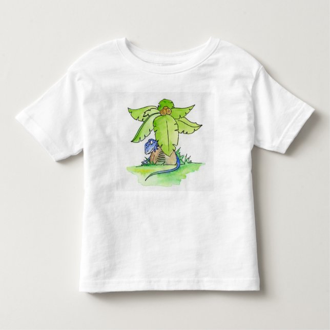 Crouching bug, hidden gecko... toddler T-Shirt (Front)