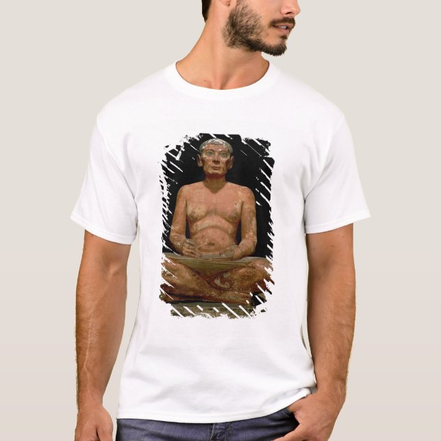 Crouching Scribe Statue T-Shirt (Front)