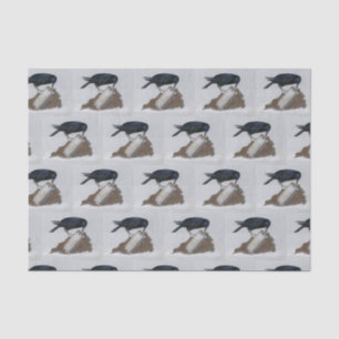 Crow and Harmonica Tissue Paper