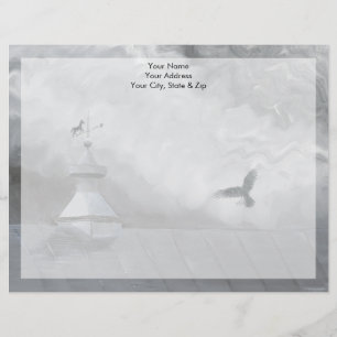 Crow and Weather Vane Customised Letterhead
