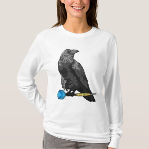 Crow at Darts with Dart T-Shirt