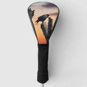 Crow at Sunrise Golf Head Cover