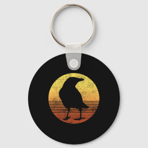 Crow Bird Lover Raven Vintage  Key Ring