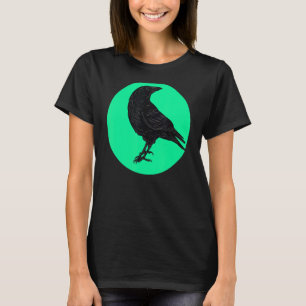 Crow Bird Minimalist Bird T-Shirt
