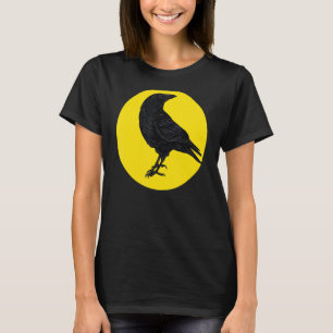 Crow Bird Minimalist Birds T-Shirt