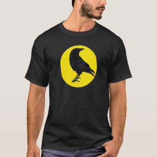 Crow Bird Minimalist Birds T-Shirt