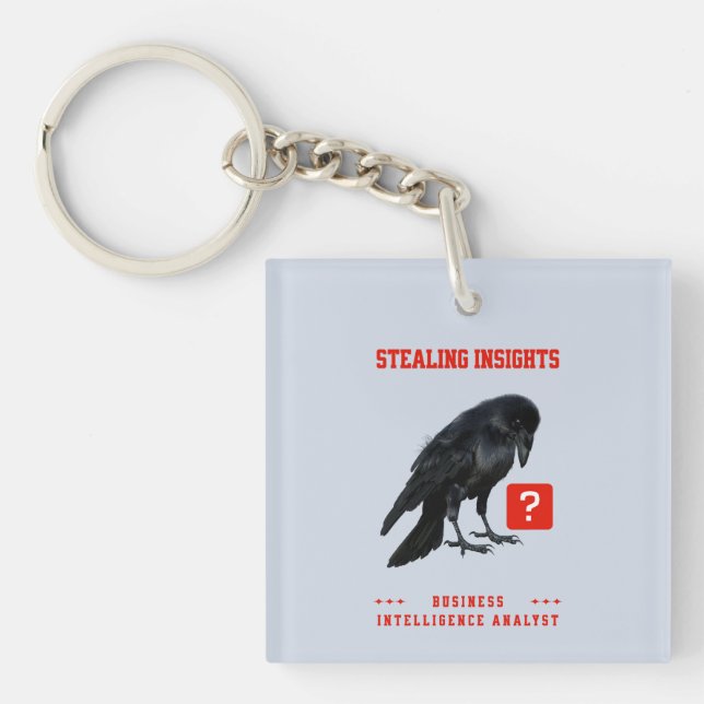 Crow Business Intelligence Analyst Key Ring (Front)