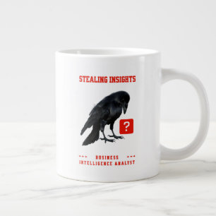 Crow Business Intelligence Analyst Large Coffee Mug