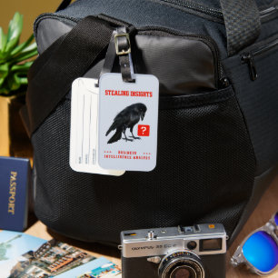 Crow Business Intelligence Analyst Luggage Tag