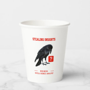 Crow Business Intelligence Analyst Paper Cups