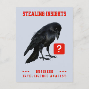 Crow Business Intelligence Analyst Postcard
