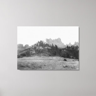 Crow Butte near Ft. Robinson Photograph Canvas Print