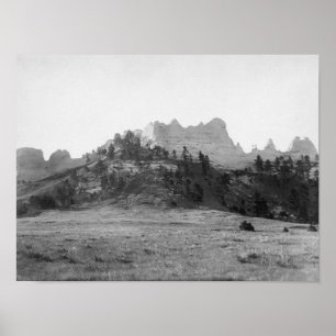 Crow Butte near Ft. Robinson Photograph Poster