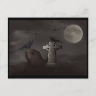 crow cemetery postcard
