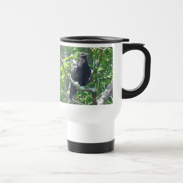 Crow Coordinating Items Travel Mug (Right)