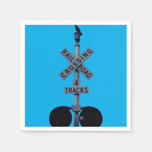 Crow Crossing Guard Paper Napkin
