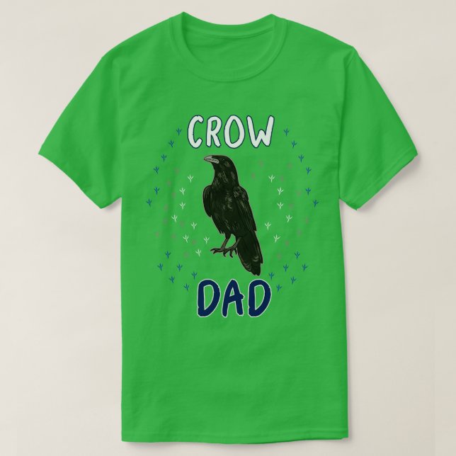 Crow Dad T-Shirt (Design Front)
