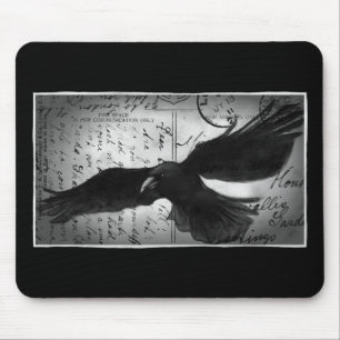 Crow deluxe mouse pad