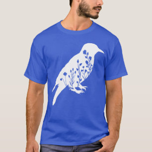 Crow Design Bird friend T-Shirt