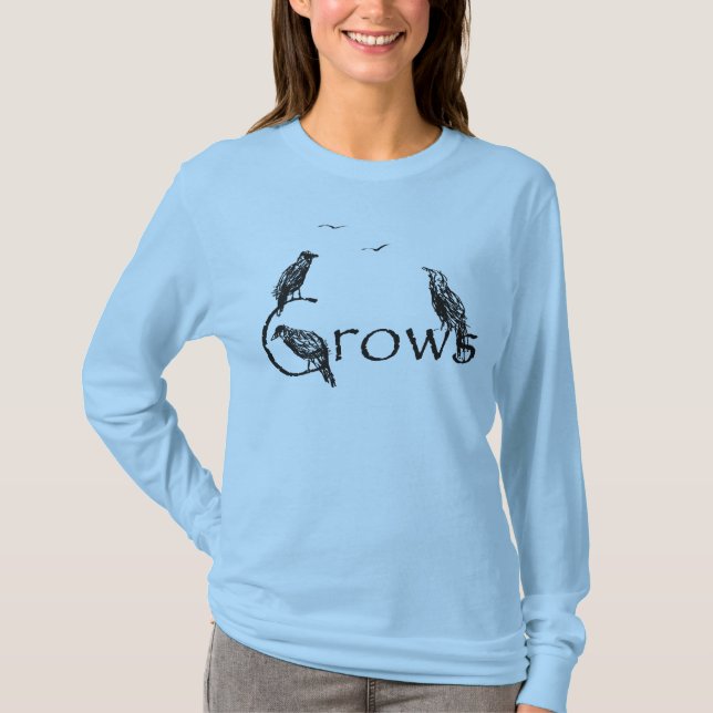 crow design T-Shirt (Front)