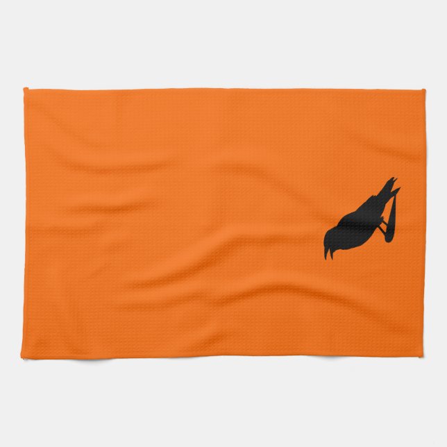 crow Dishtowels Tea Towel (Horizontal)