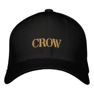 CROW EMBROIDERED HAT