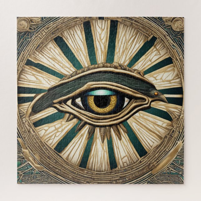 crow' eye jigsaw puzzle (Vertical)