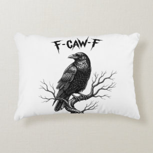 Crow - F-Caw-F Decorative Cushion