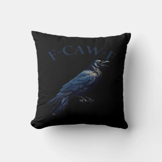 Crow, F-Caw-F Funny Bird Creative Casual Cushion