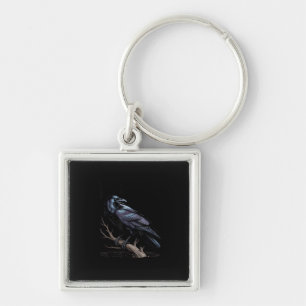 Crow, F-Caw-F Funny Bird Funny Quote Key Ring