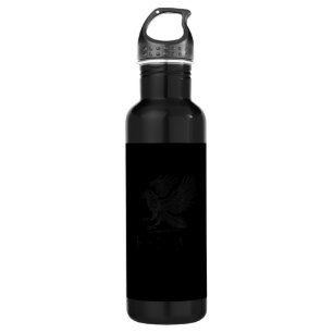 Crow, F-Caw-F Funny Bird Gothic Adult Humor Cool U 710 Ml Water Bottle